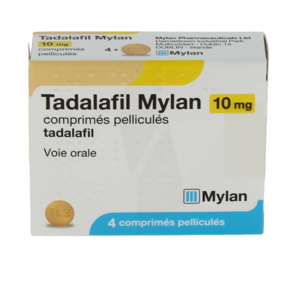 Prix Tadalafil 10 Mg Comprimé Pelliculé Boîte De 4