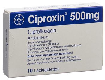 ciprofloxacin 750mg