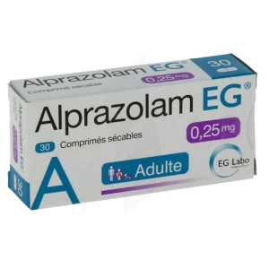 Alprazolam 0 25 prix