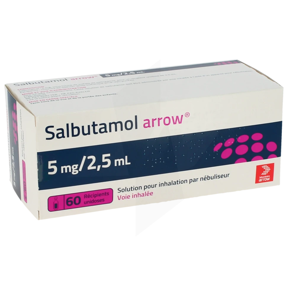 Salbutamol mylan 5 mg prix