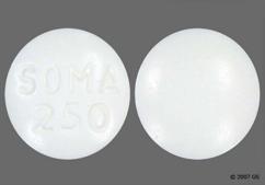 carisoprodol de 250 mg