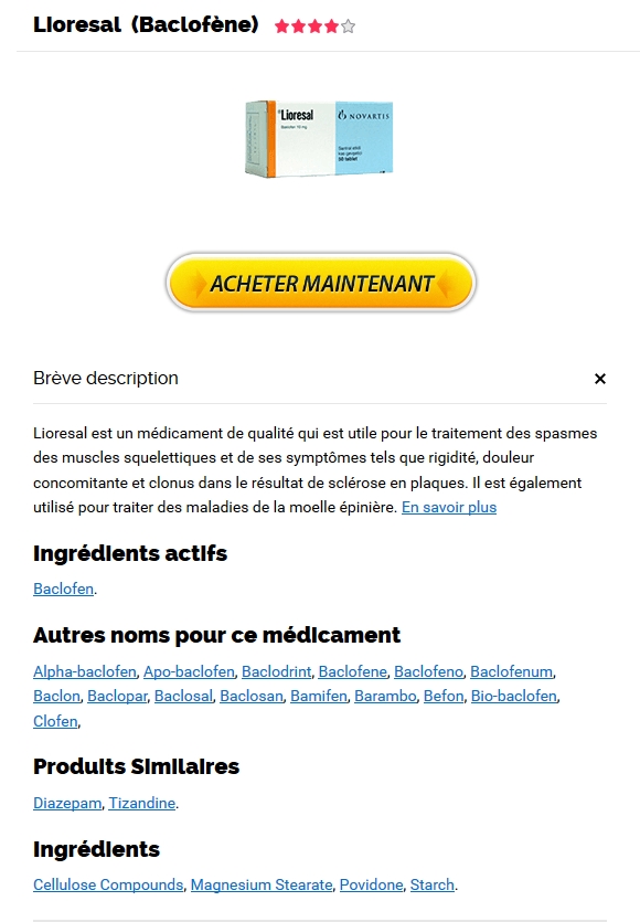 Acheter baclofen