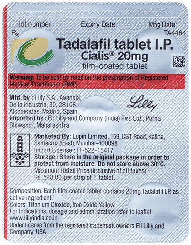 cialis 20 mg 8 tabletas