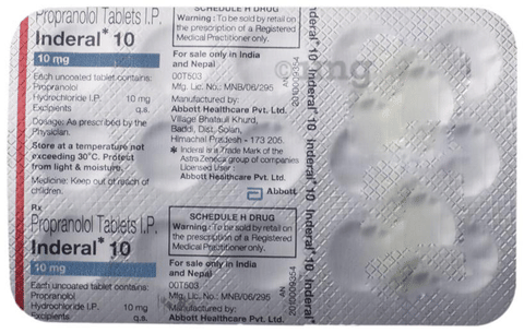 Inderal 10 mg