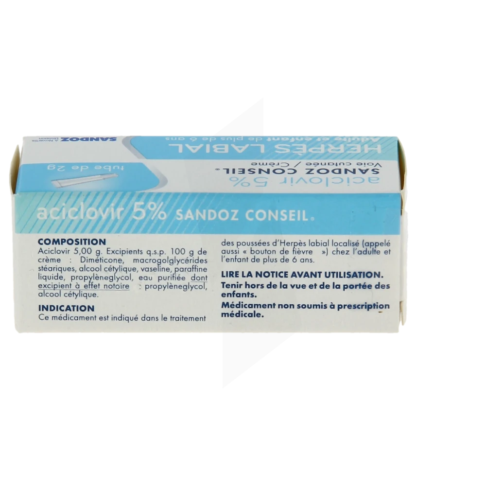aciclovir creme generique