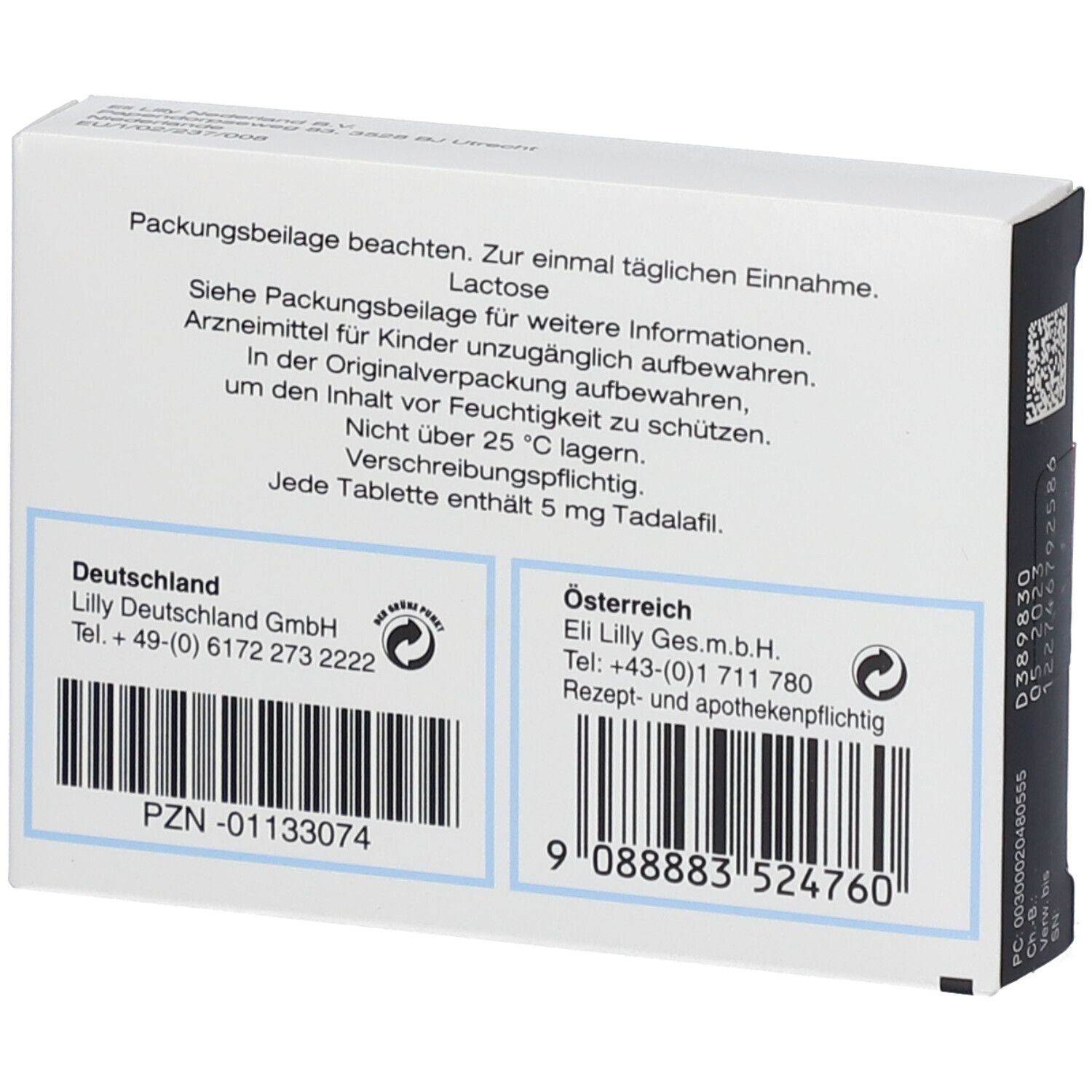 Prix du tadalafil lilly 5 mg
