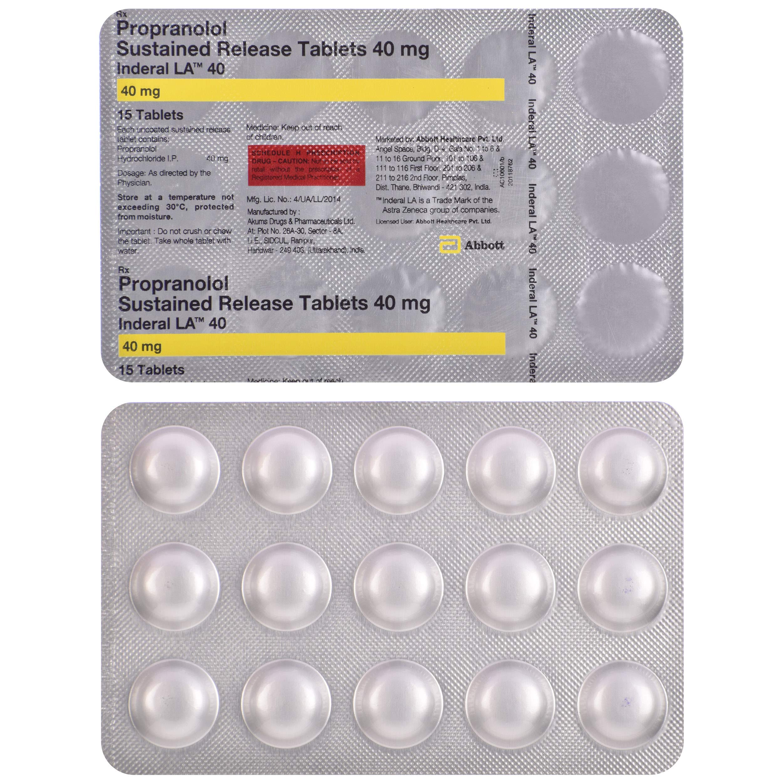 Inderal la cap 80 mg