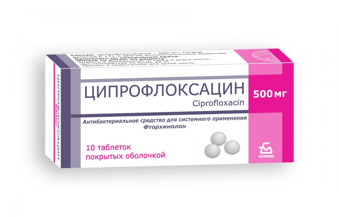 ciprofloxacin 500mg & ornidazole 500 mg