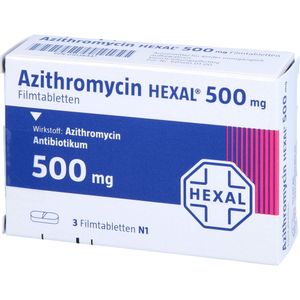Azithromycin genericon 500 mg