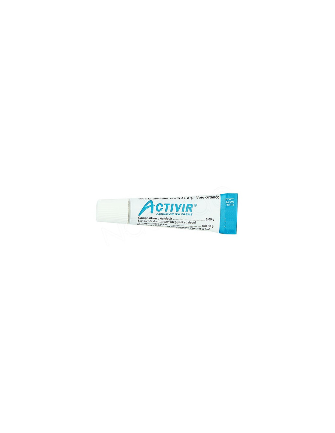 prix aciclovir crème tube de 2g