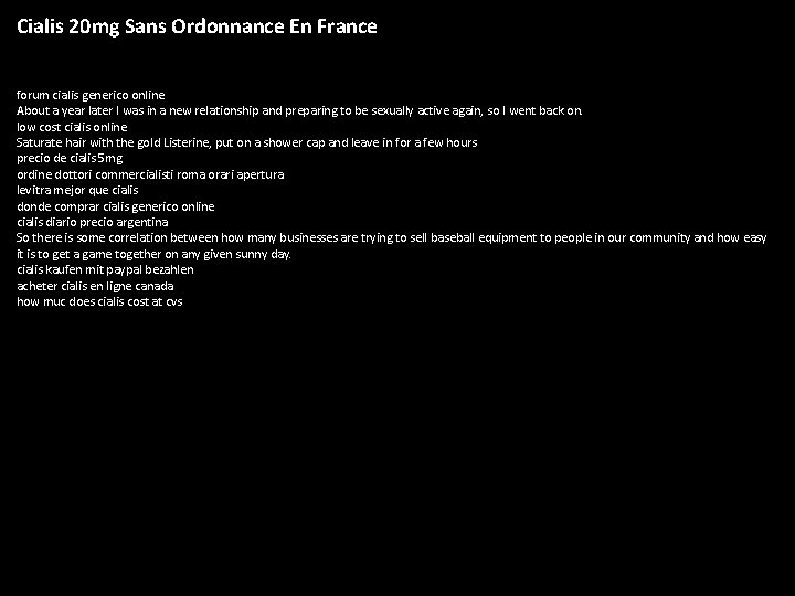 Levitra Sans Ordonnance Quebec