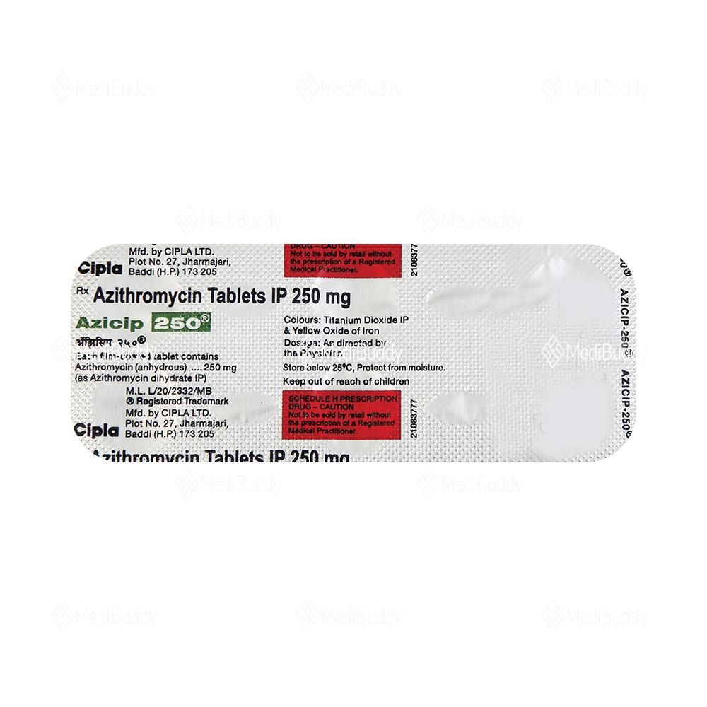 azithromycin 250 mg cipla