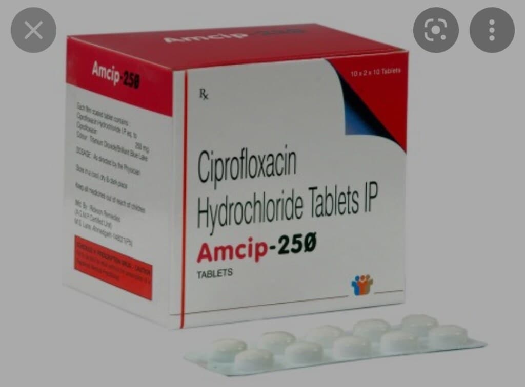 Ciprofloxacin hcl 250 mg