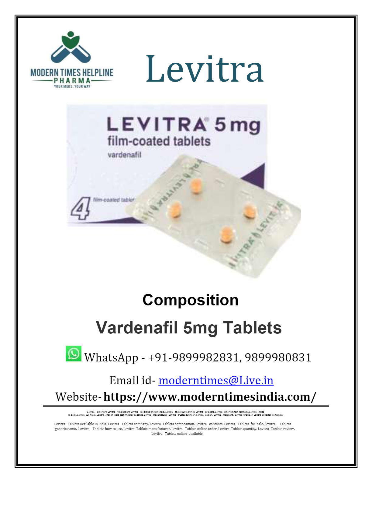 Ordre Levitra