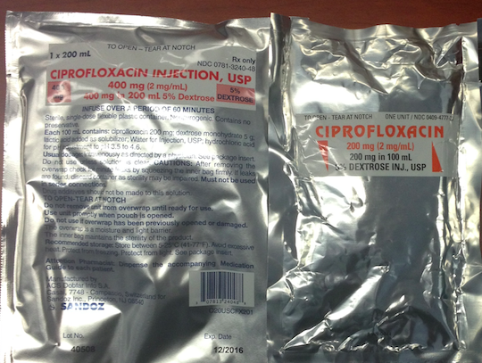 ciprofloxacin pilule