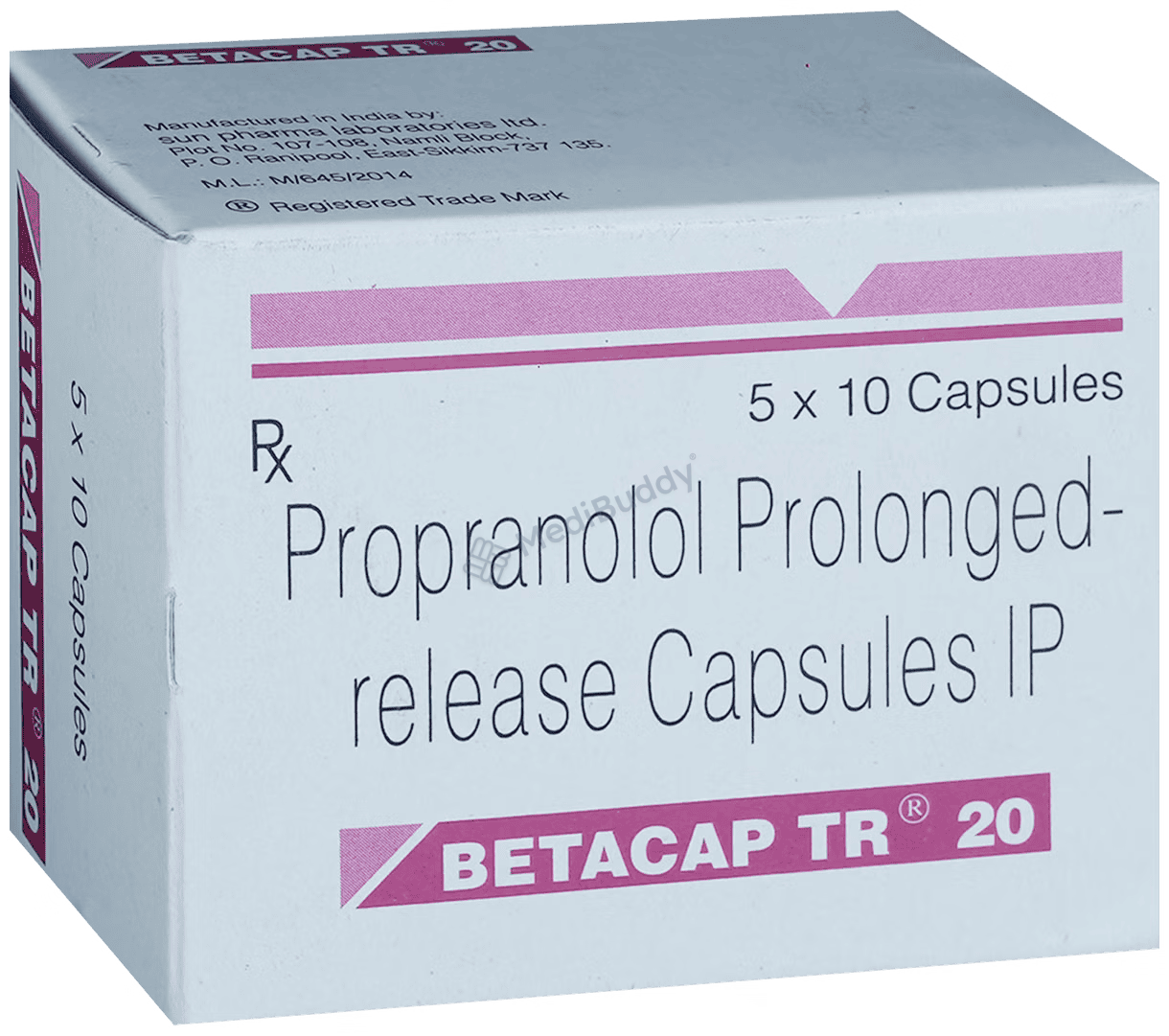 prix propranolol 160