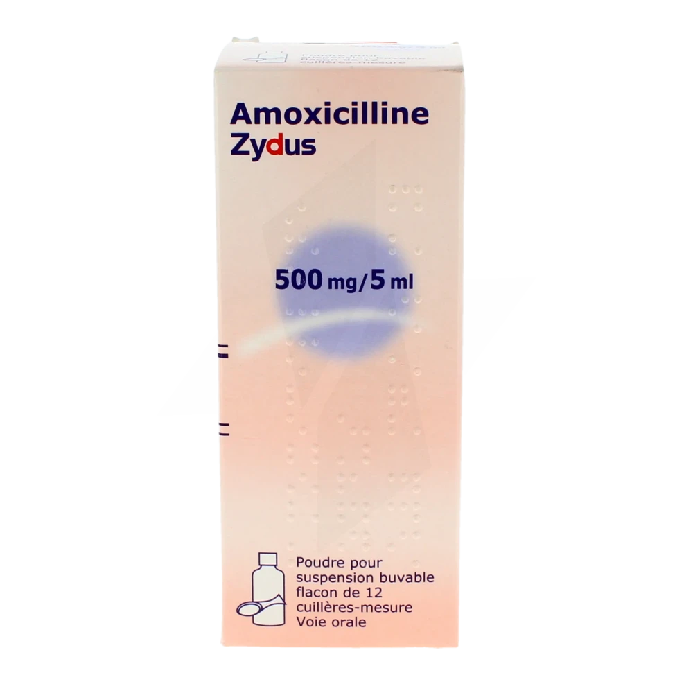 Amoxicilline zydus france 500 mg