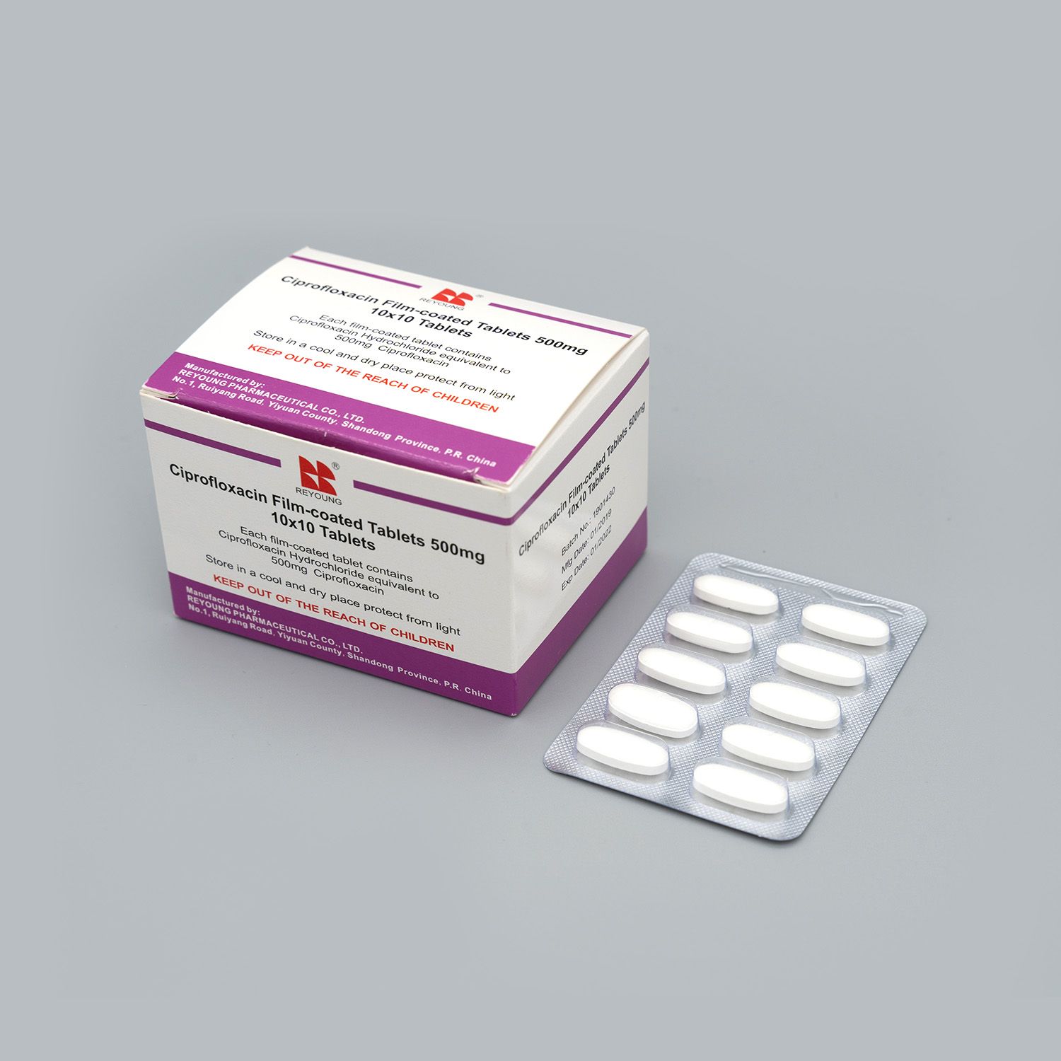 ciprofloxacin 2 x 500 mg