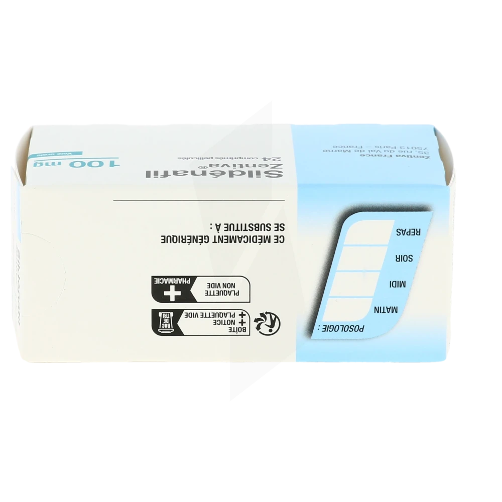 Sildenafil 100mg boite de 24 prix