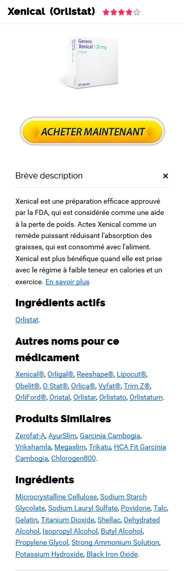 Xenical Achat En Ligne