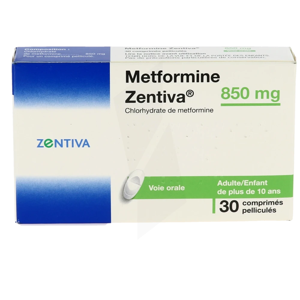 Acheter metformine 850