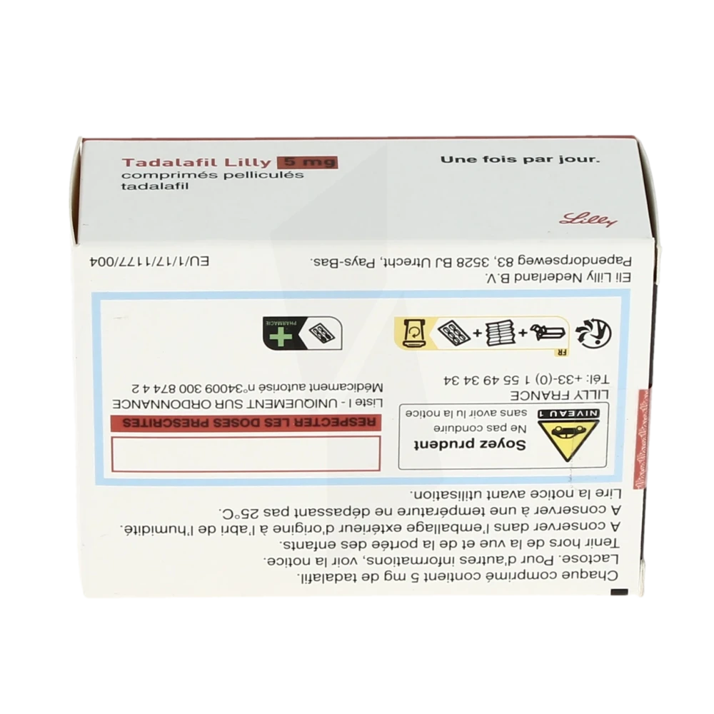 Tadalafil lilly 5mg avis