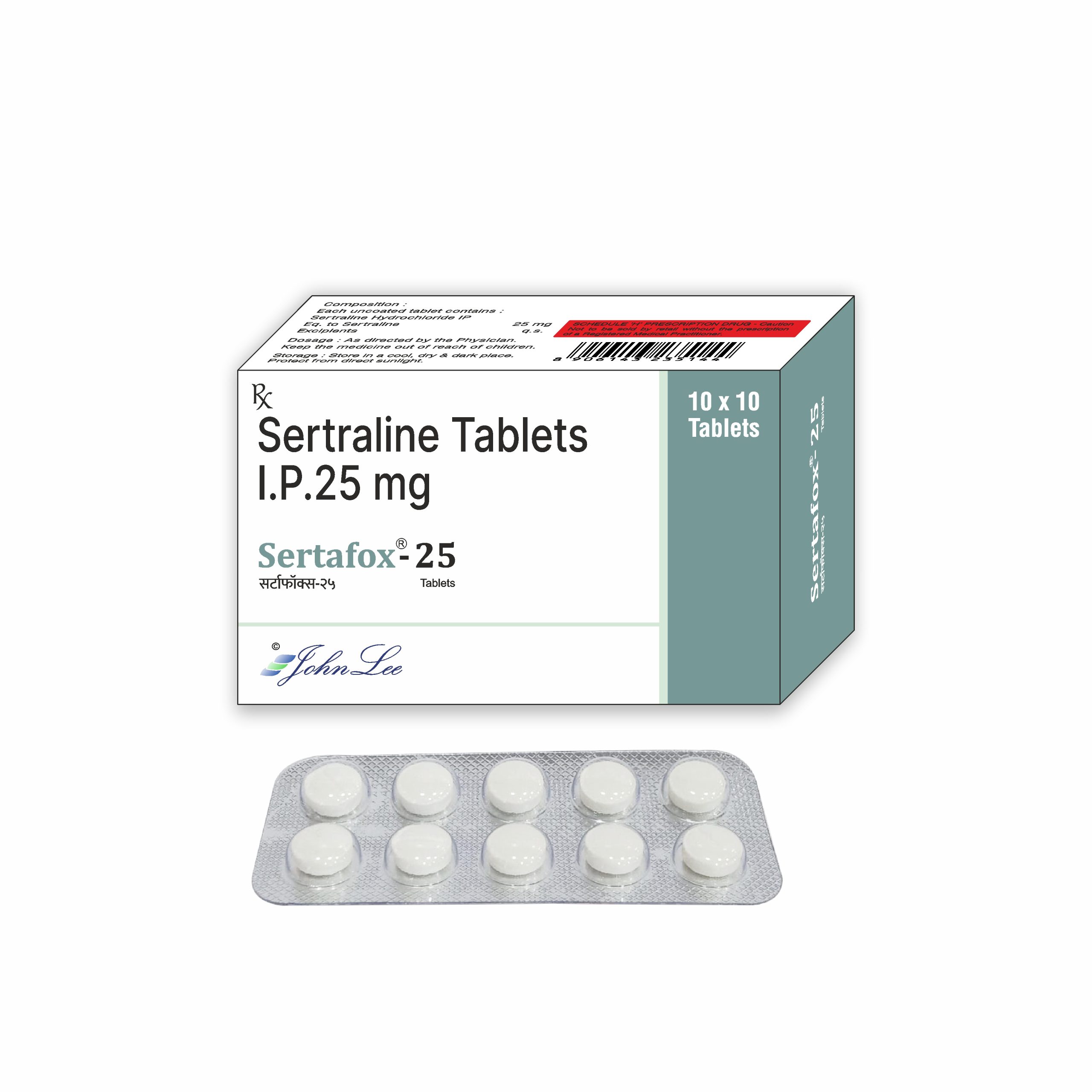 sertraline 25mg spc