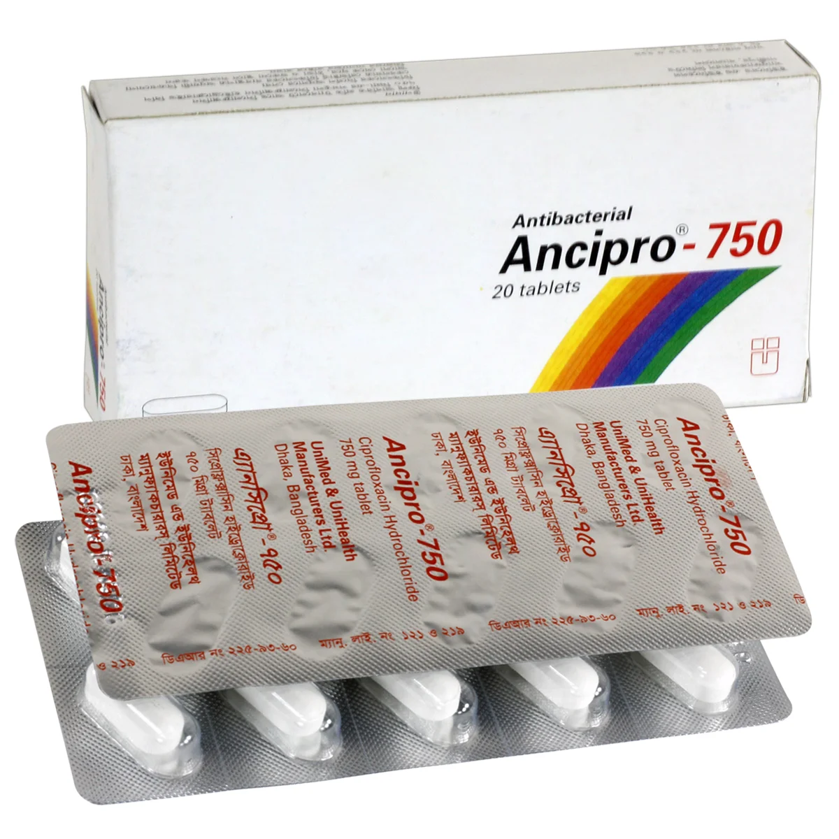 Ciprofloxacin aristo 750 mg