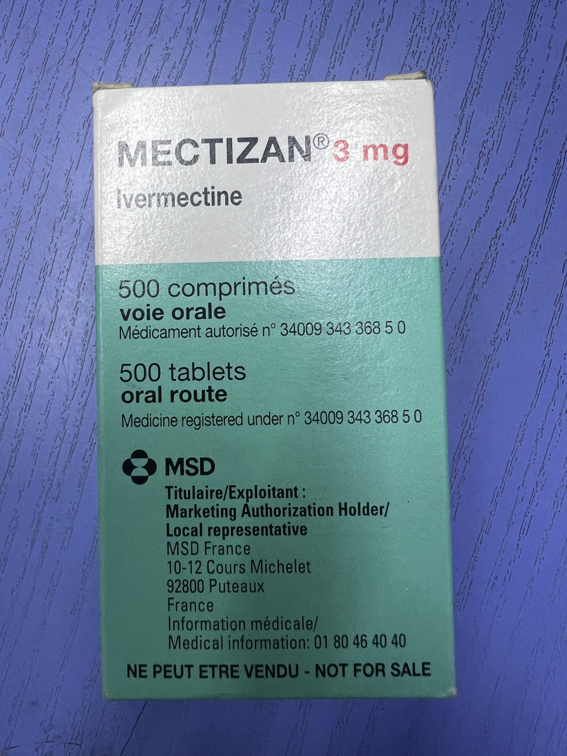 Ivermectine 3 Mg Msd
