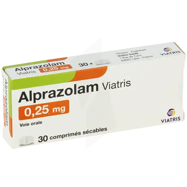 Alprazolam 0.25 Prix Belgique