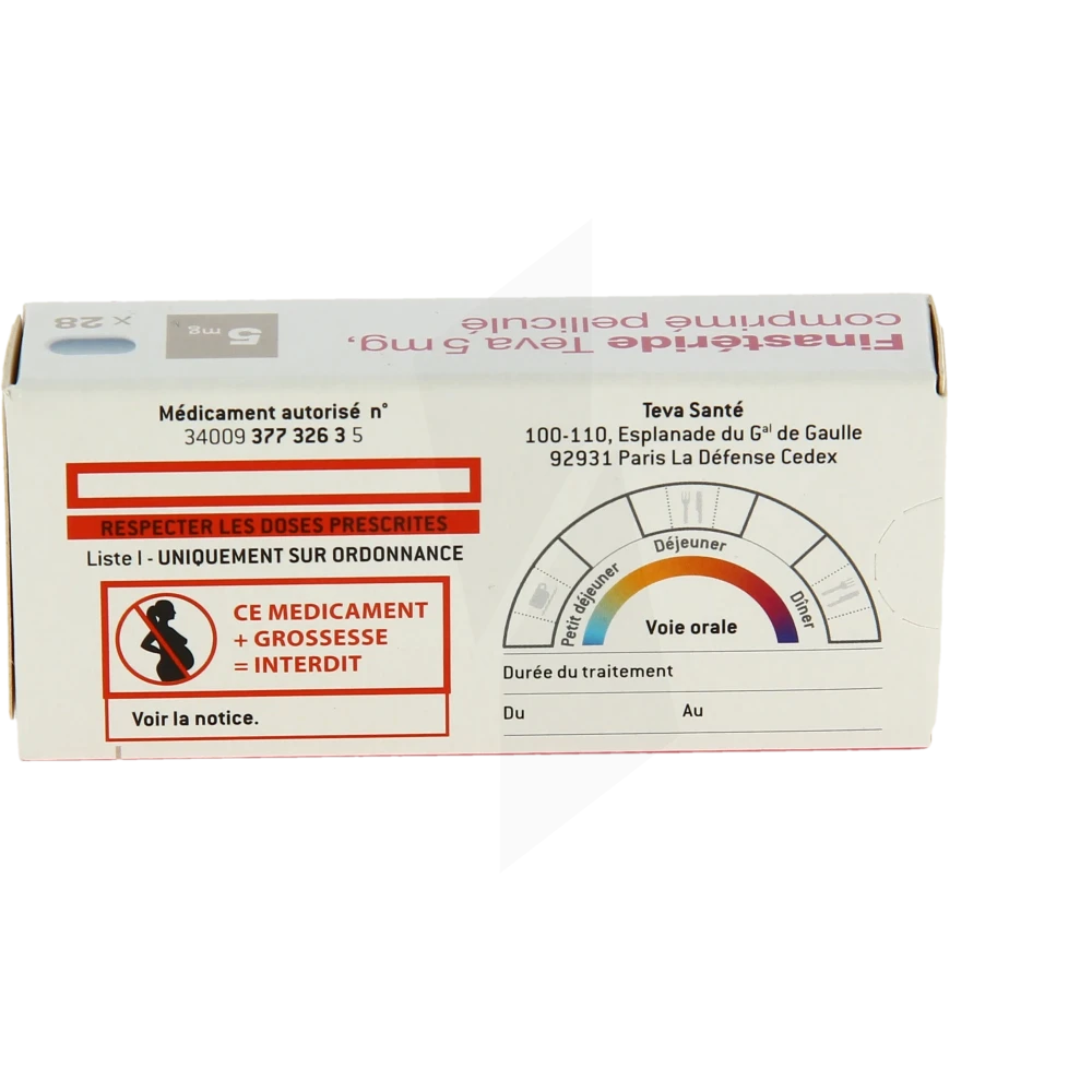 Finasteride 5mg sans ordonnance