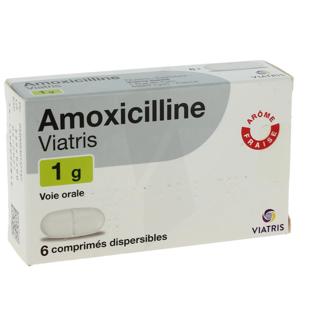 Acheter amoxicilline 1g
