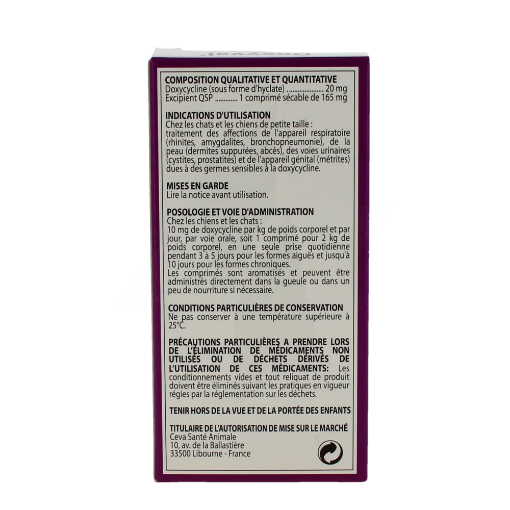 Commander du doxycycline