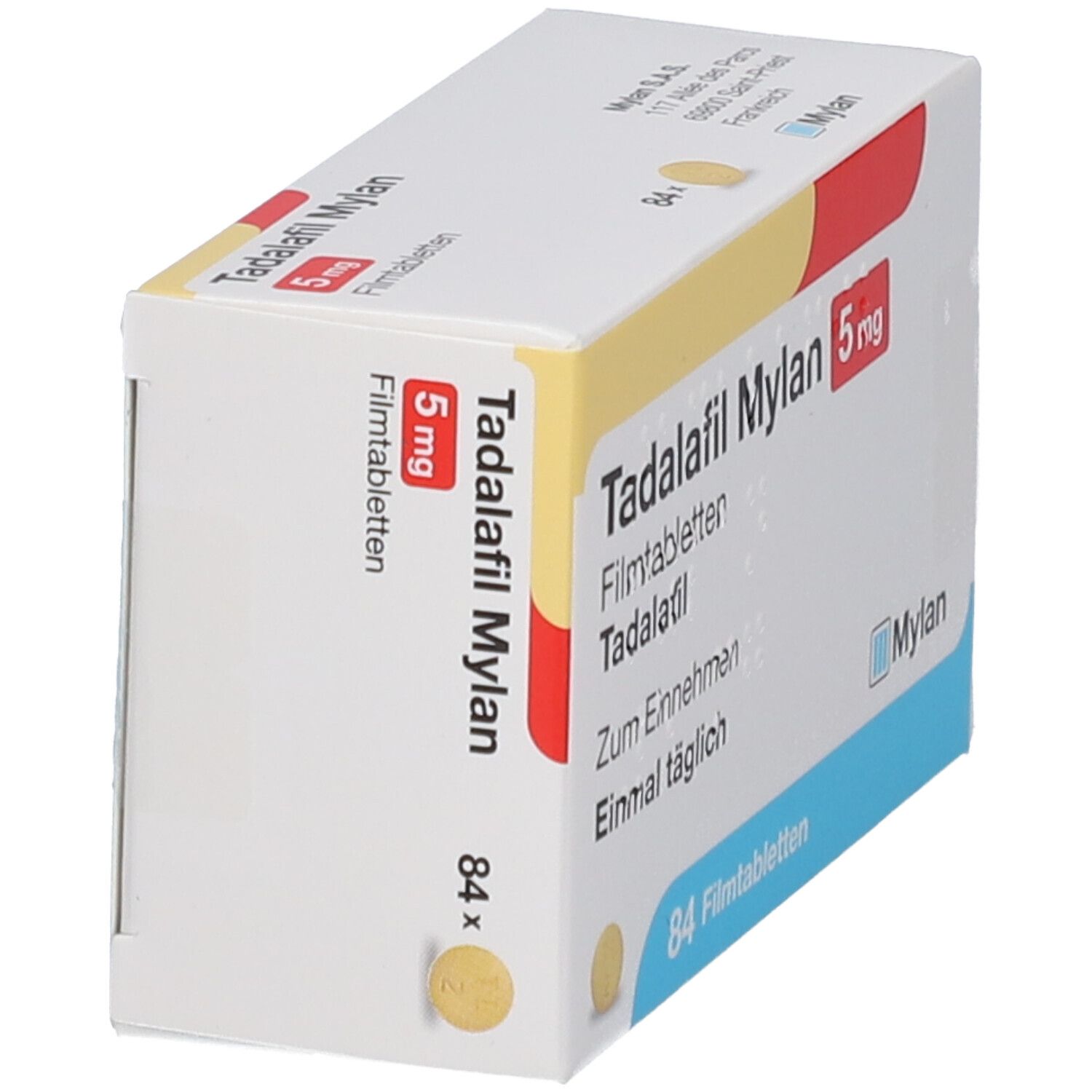 Tadalafil mylan 5 mg en ligne