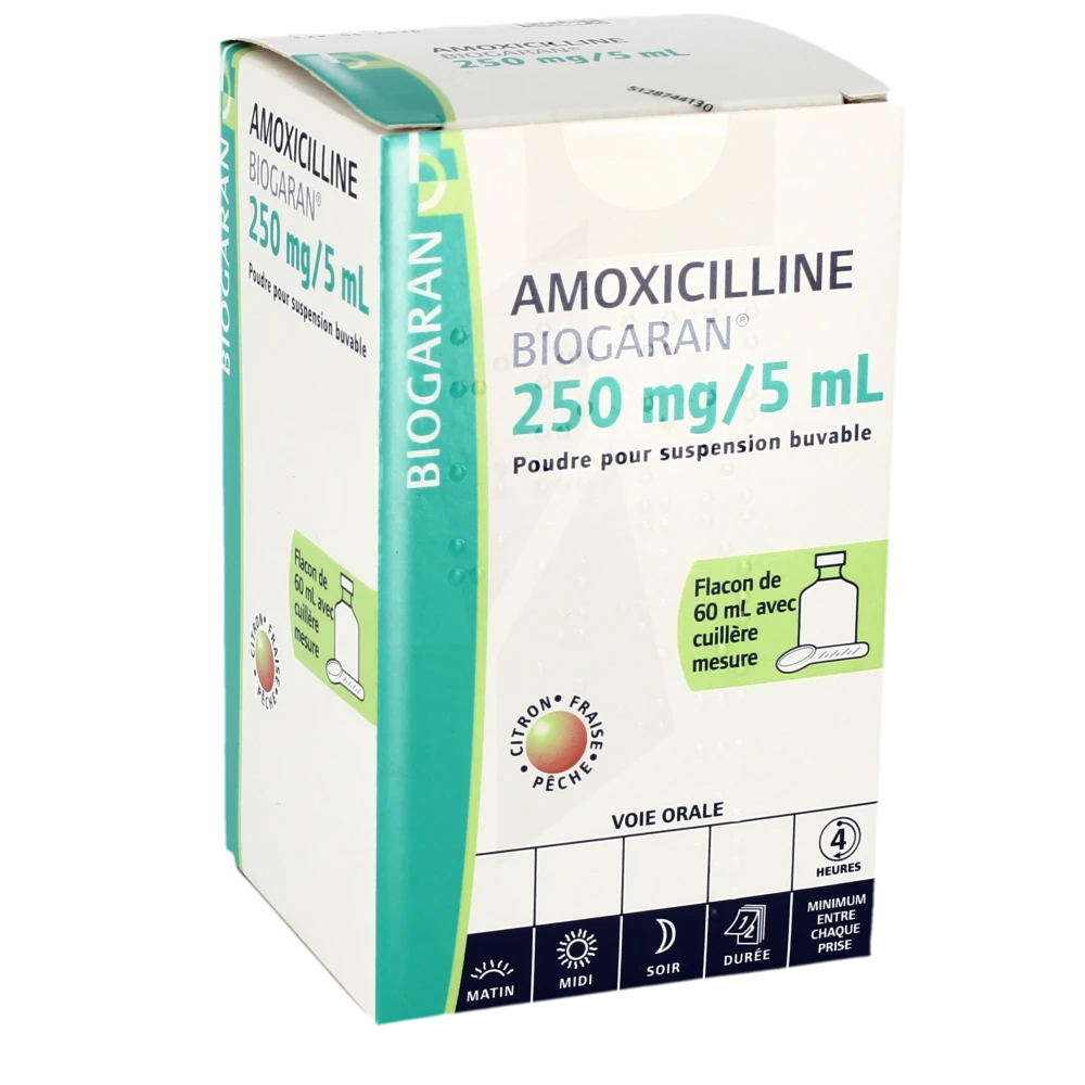 Amoxicilline bébé sans ordonnance