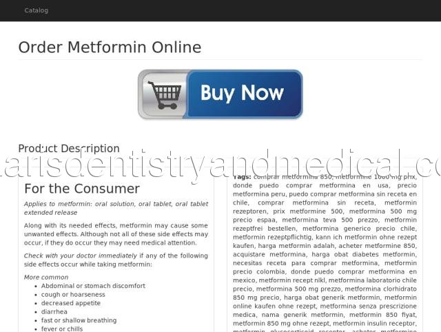 Metformin Acheter Online