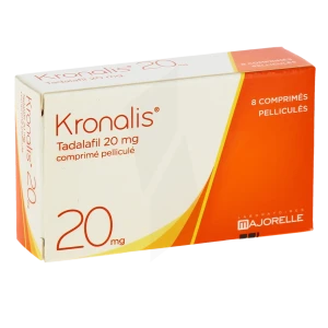 Tadalafil 20 Mg Boîte De 8