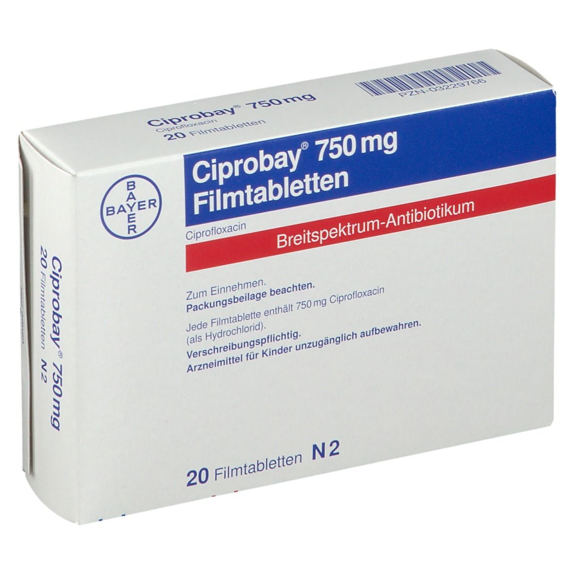 ciprofloxacin stada 750 mg