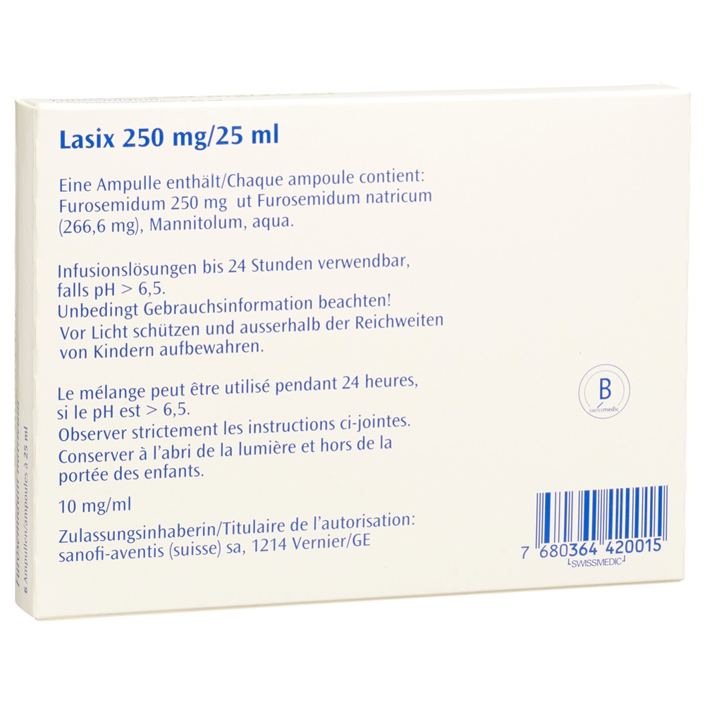 Lasilix 500 Special Prix
