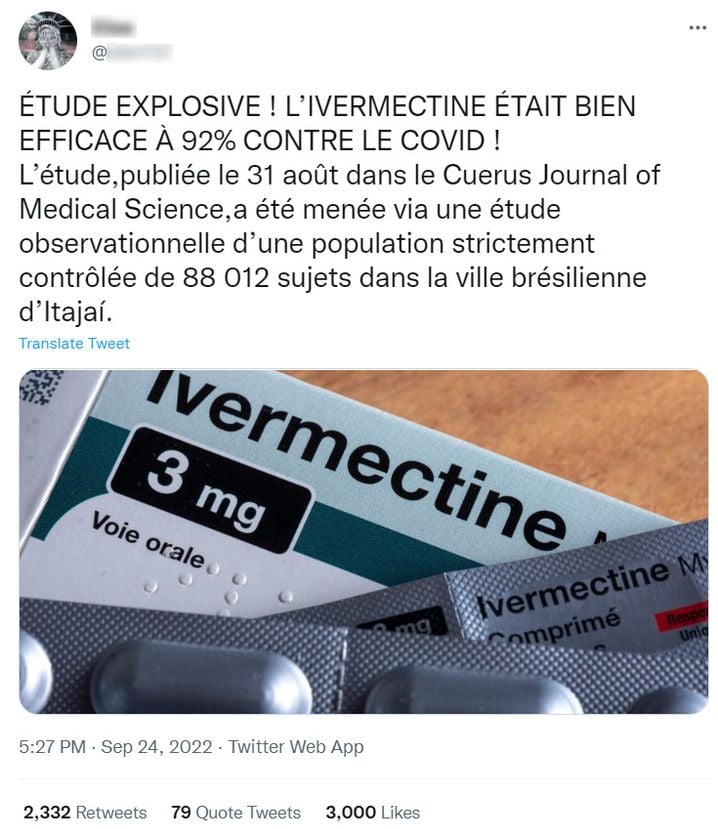 Ivermectine france acheter