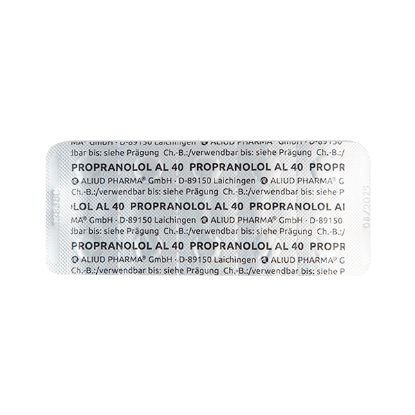 propranolol 40 mg rcp