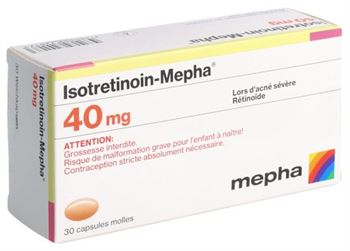 Isotrétinoïne 40mg Online
