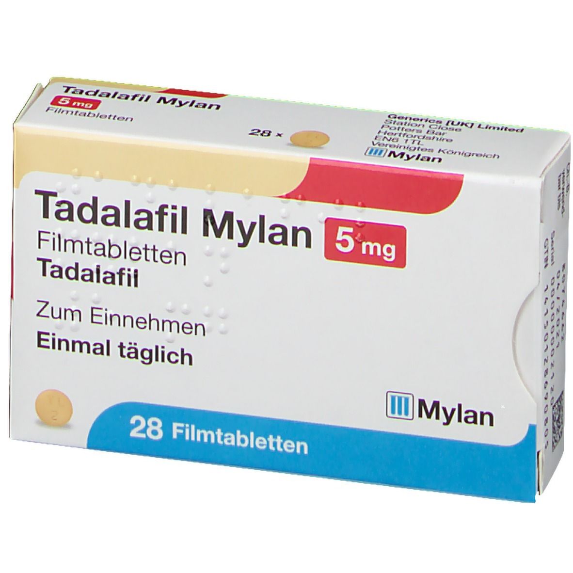 Tadalafil 5mg boite 28 prix