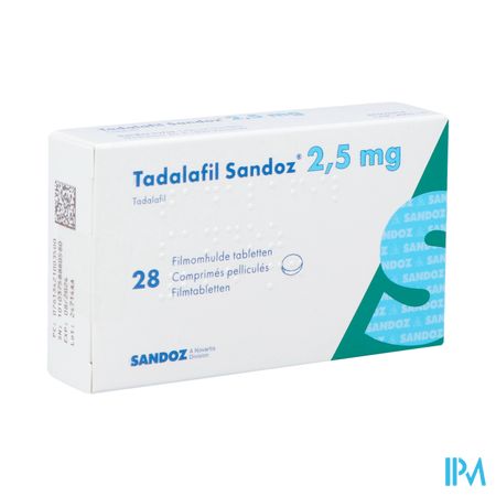 Tadalafil sandoz 2 5 mg
