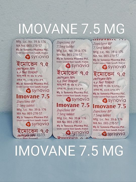 Imovane 7 5 generique