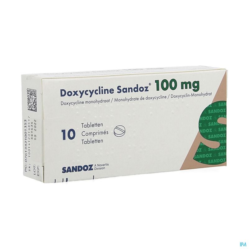 doxycycline avec ou sans ordonnance