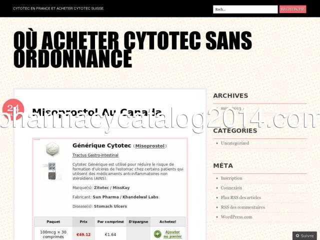 Achat cytotec sur internet