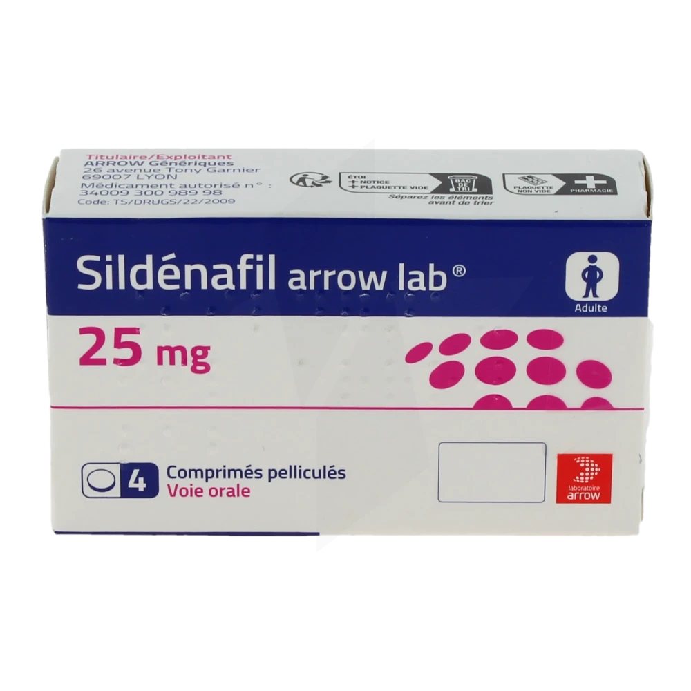 sildénafil 100mg arrow cpr 12