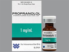 propranolol 10 mg tid