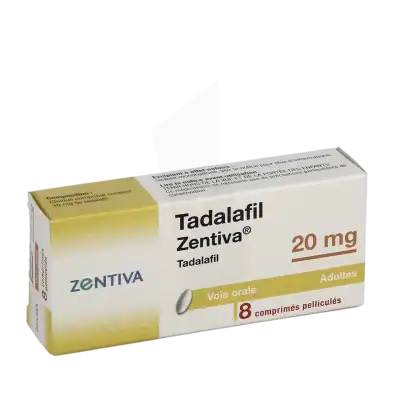 Tadalafil 20 mg boîte de 12 prix